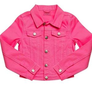 Kidpik pink jean jacket new